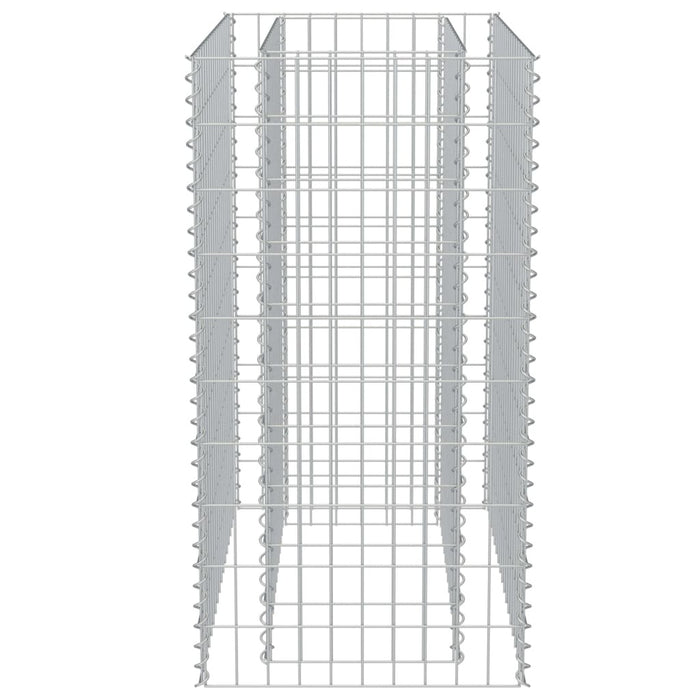 Gabion Raised Bed Galvanized Steel 35.4"x19.7"x39.4"