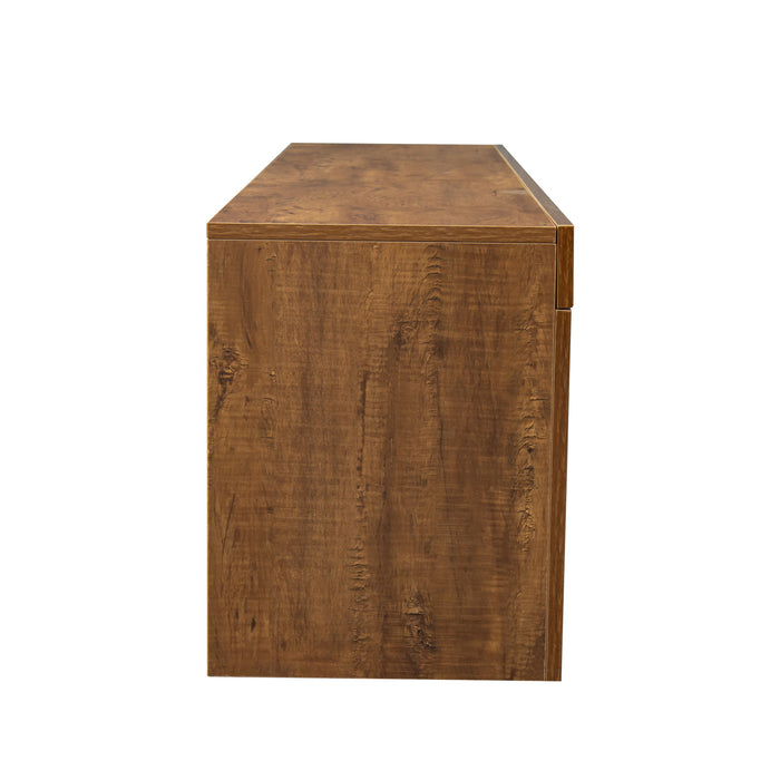 Living Room Furniture TV Stand Cabinet.Walnut,Black