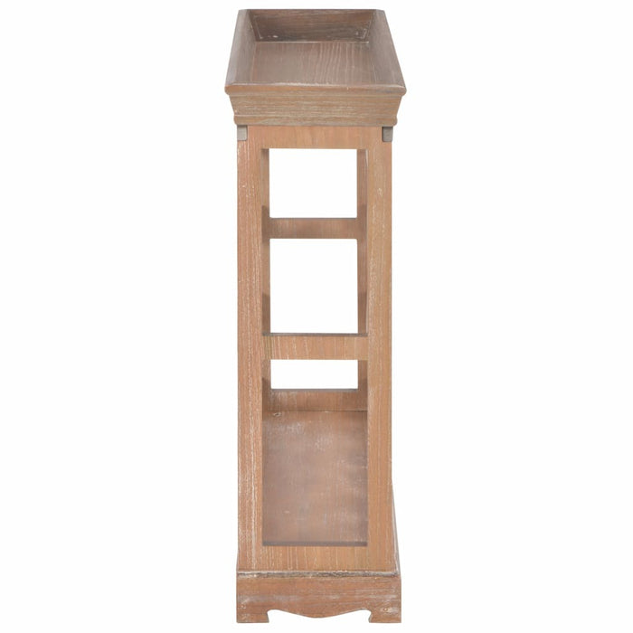 Classic Brown Wine Cabinet
