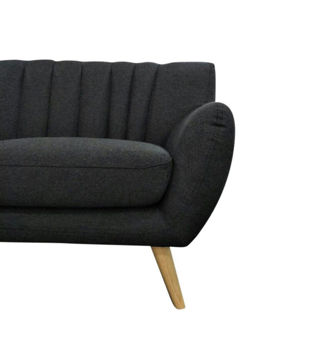 Lilly 2-Seater Sofa - Dark Grey