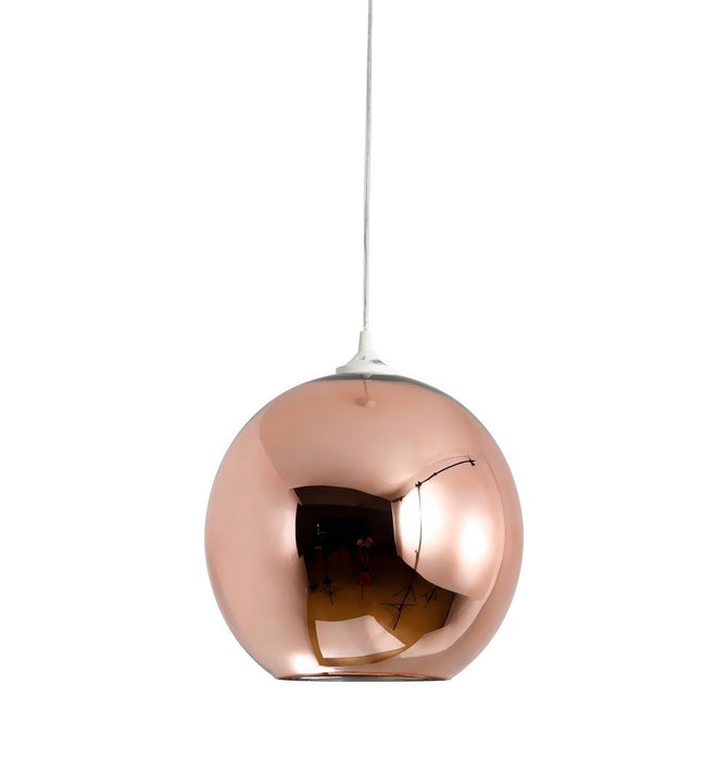 Mirror Ball Shade Pendant Lamp - Copper - Reproduction