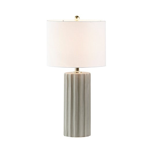 Glendale Ribbed Ceramic Table Lamp 27" (Low Stock)