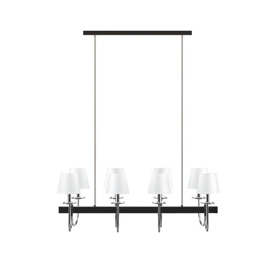 Fairmount 8-Light Traditional Chandelier with Drum Shades
