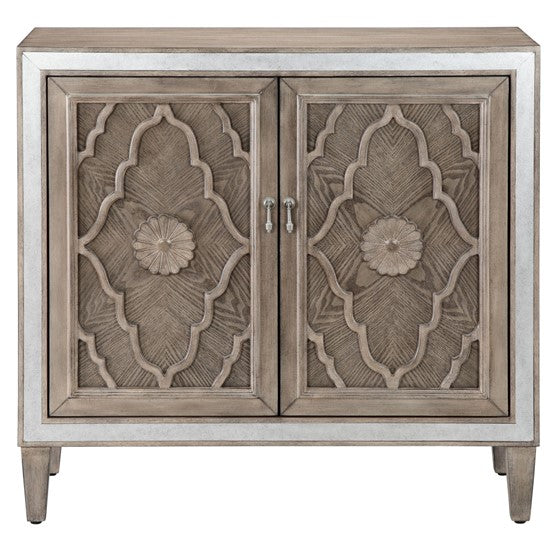 Annalise 2-Door Natural Accent Cabinet
