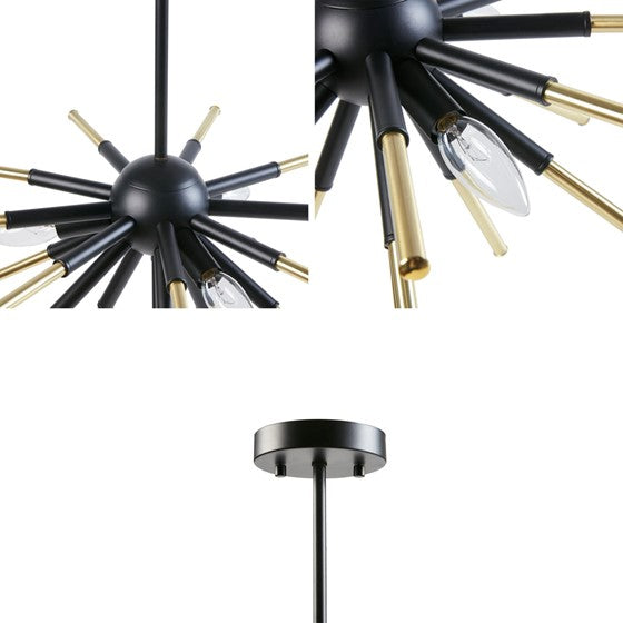 Ely 3-Light Spiked Chandelier