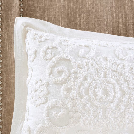 Suzanna Cotton Comforter Mini Set (Ivory)