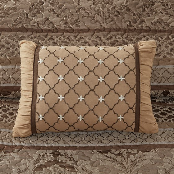 Bellagio 5 Piece Reversible Jacquard Bedspread Set