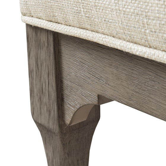 Montaine Grey Accent Bench