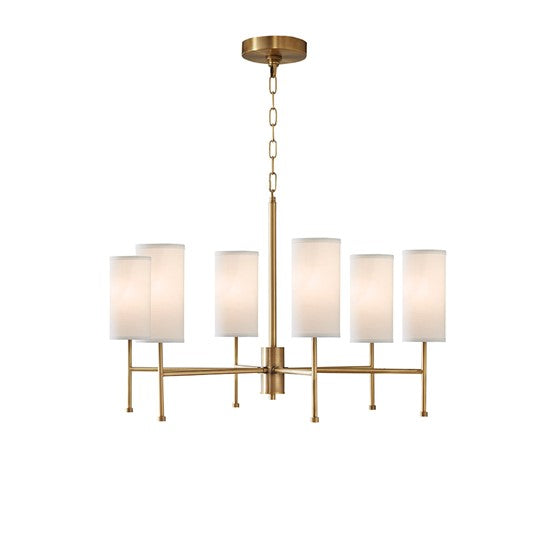 Maria 6-Light Chandelier with Interchangeable Shades (Low Stock)