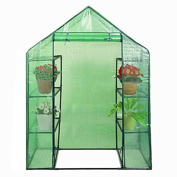 Portable Mini Outdoor Walk-in 4 Shelves Greenhouse