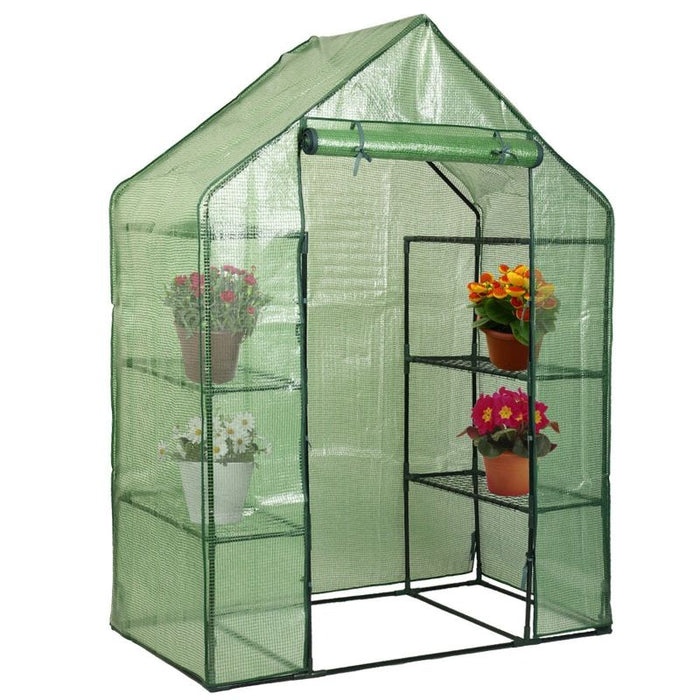 Portable Mini Outdoor Walk-in 4 Shelves Greenhouse