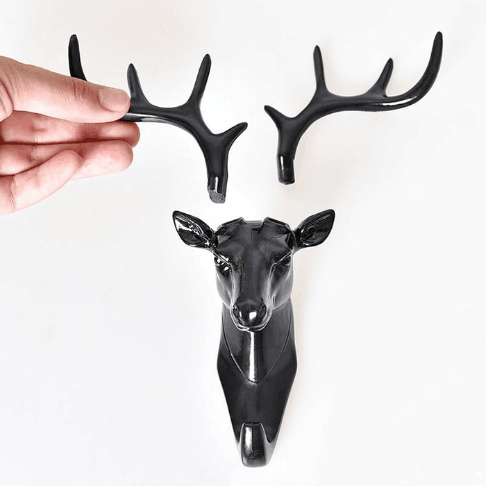 Vintage Deer Head Antlers Hanger