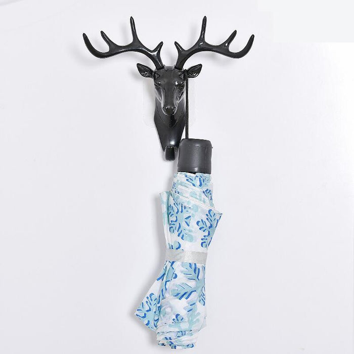 Vintage Deer Head Antlers Hanger