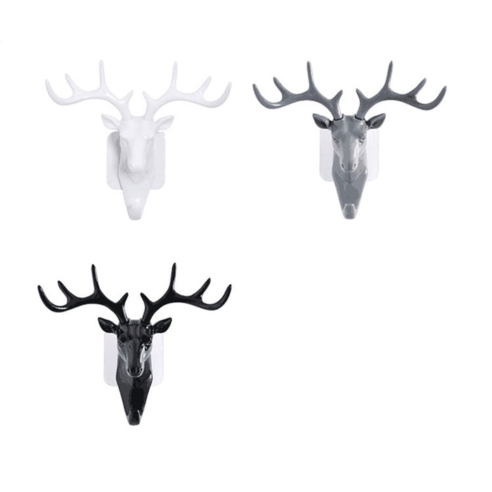 Vintage Deer Head Antlers Hanger