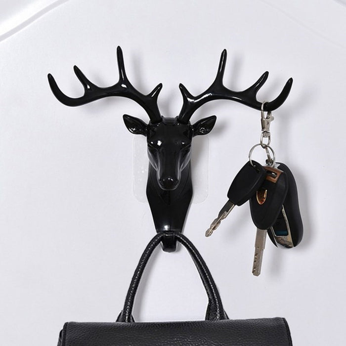 Vintage Deer Head Antlers Hanger