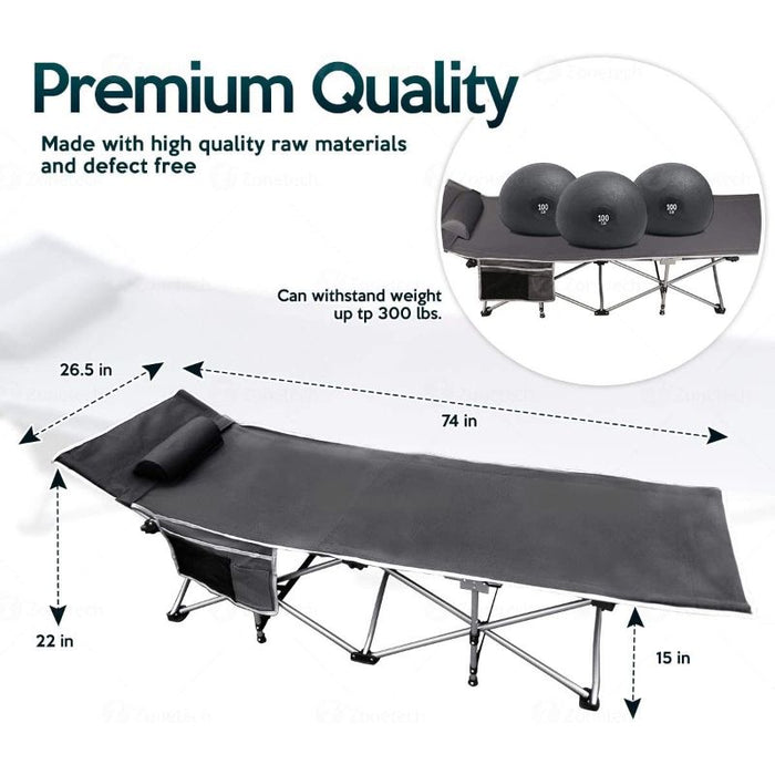 Travel Outdoor Cot for Outdoor Travel  Hiking  Fishing and Hunting